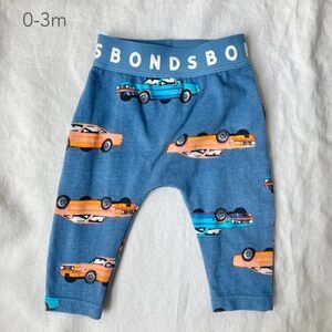 🪴5/$30 Bonds 0-3 Months Baby Blue Car Vehicle Stretch Pants